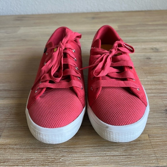 Caterpillar Red Sneakers Classic Low-Top Design Lace Up - Picture 8 of 12